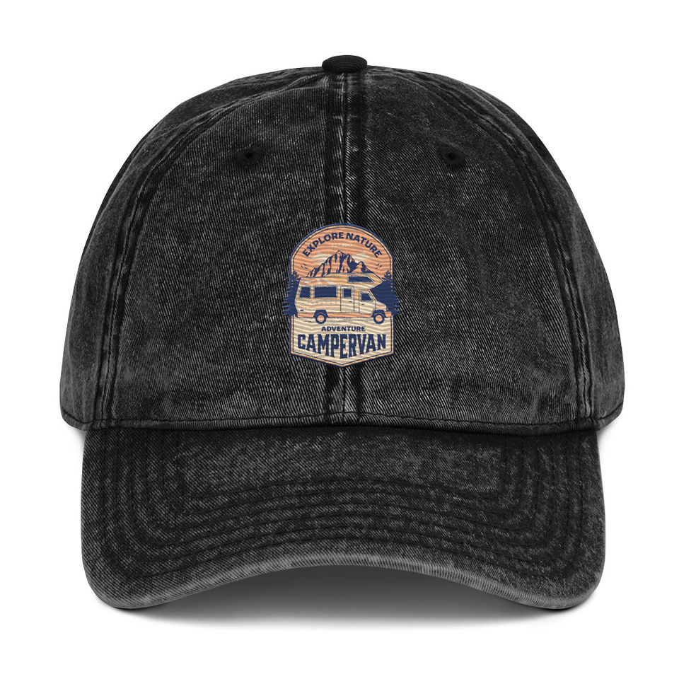Adventure Campervan - Outdoor Vintage Cap