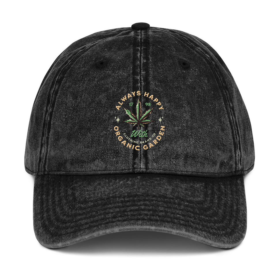 Always Happy - Cannabis Vintage Cap