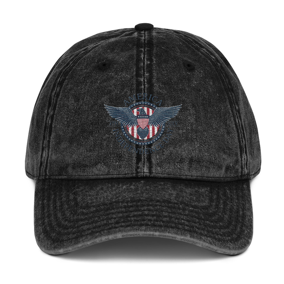 American Eagle Badge Vintage Cap