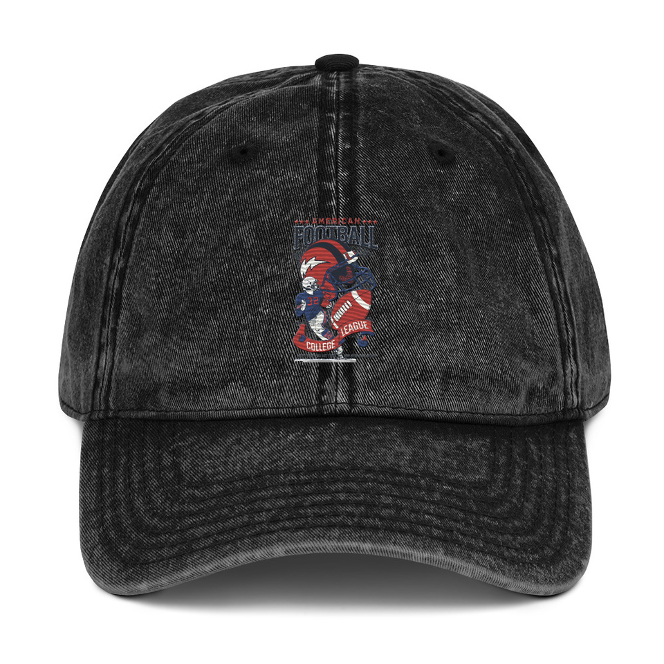 American Football - Athletic College League Vintage Cap