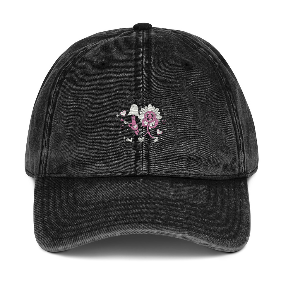 Anywhere With You - Typographic Cartoon Streetwear Vintage Cap