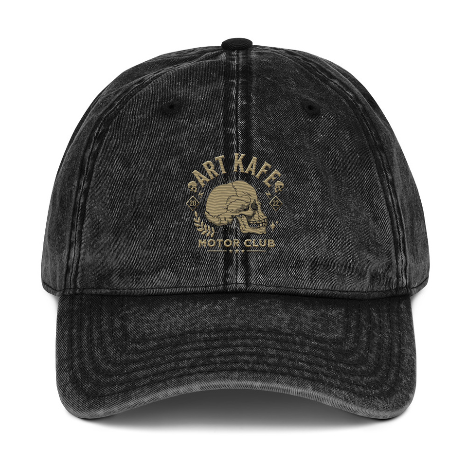 Art Kafe Motor Club Vintage Cap