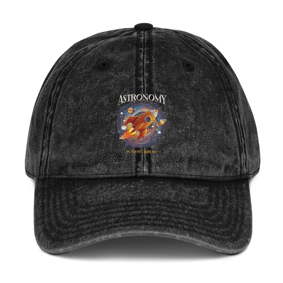 Astronomy in Every Thread Vintage Cap