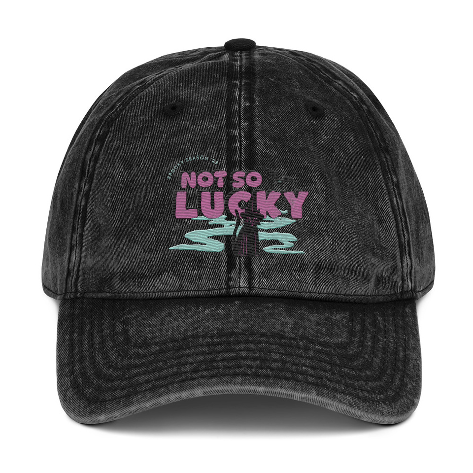 Bad Luck Kitty - Halloween Vintage Cap
