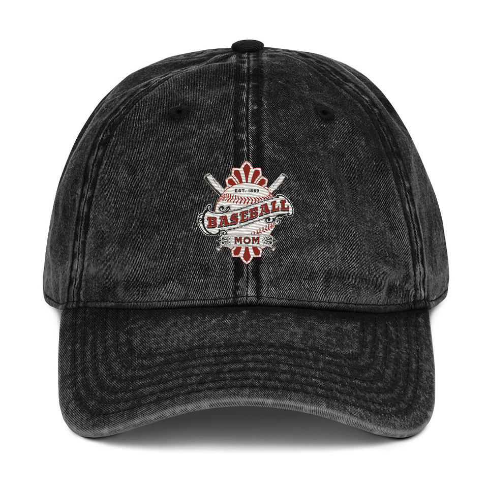 Baseball Mom Vintage Cap