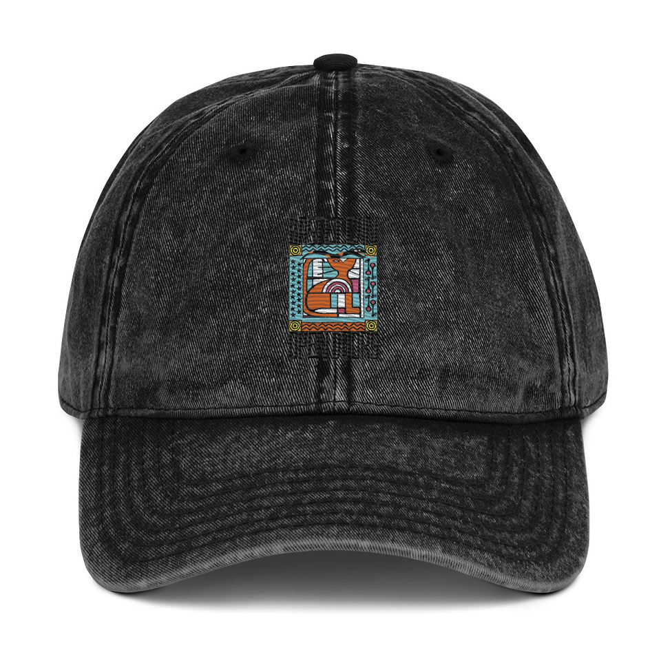 Bastet can Open Doors Vintage Cap