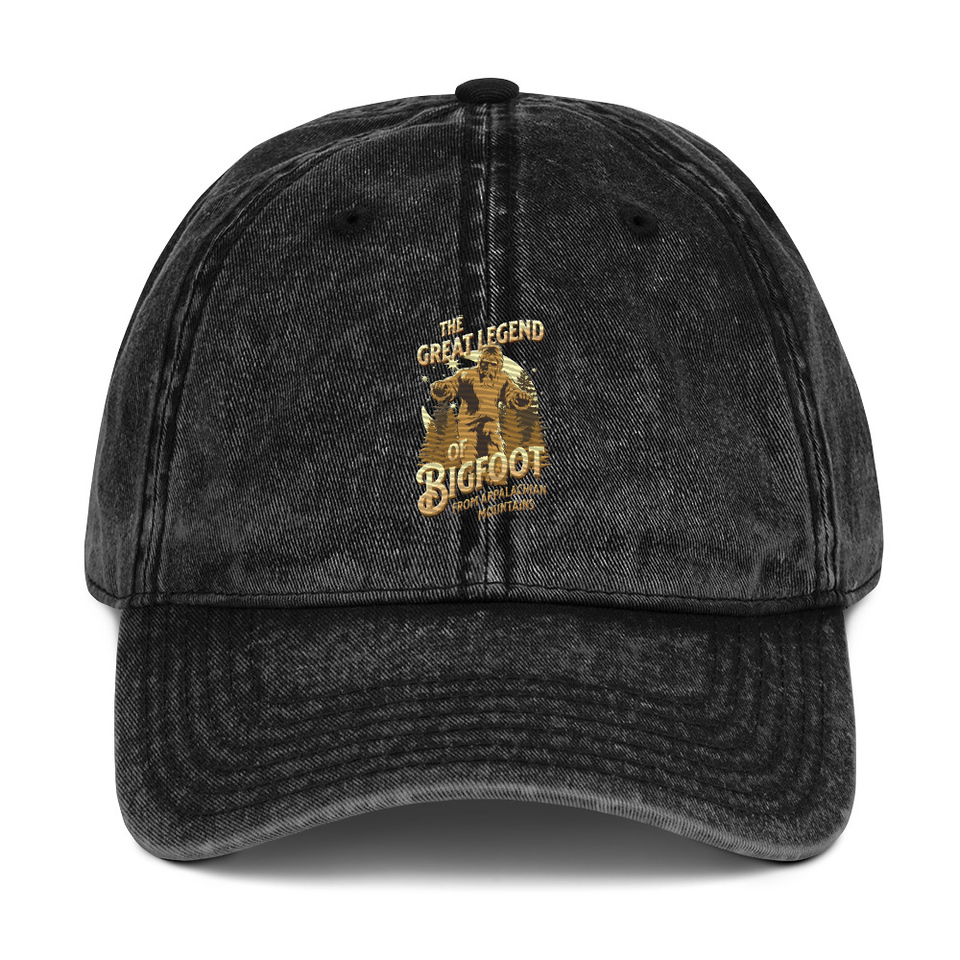 Bigfoot Legend  - Appalachian Forest Vintage Cap