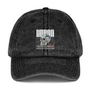 Black 3D Skull Vintage Cap