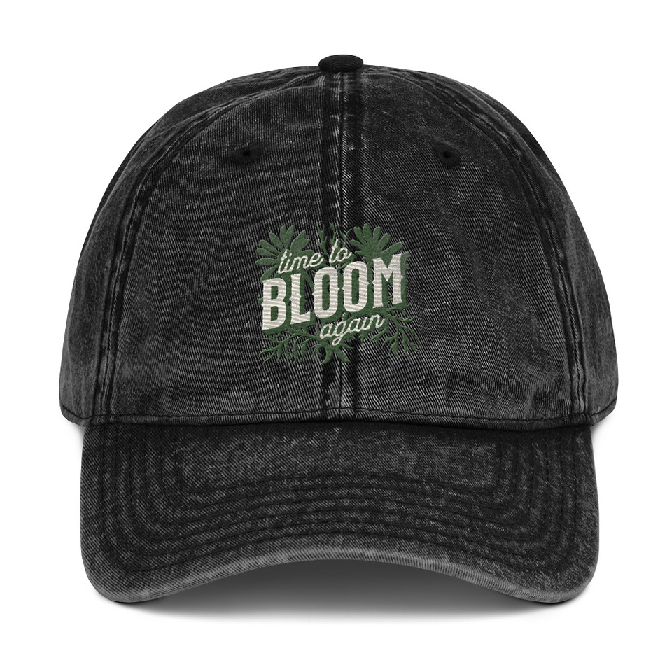 Bloom Again Vintage Cap