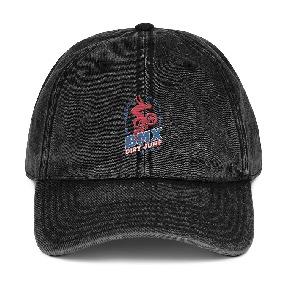 BMX Dirt Jump - Extreme Sports Vintage Cap