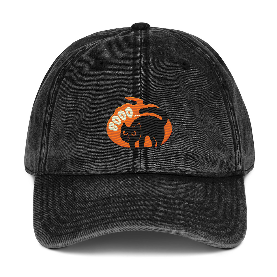 Boo - Scay Cute Cat Vintage Cap
