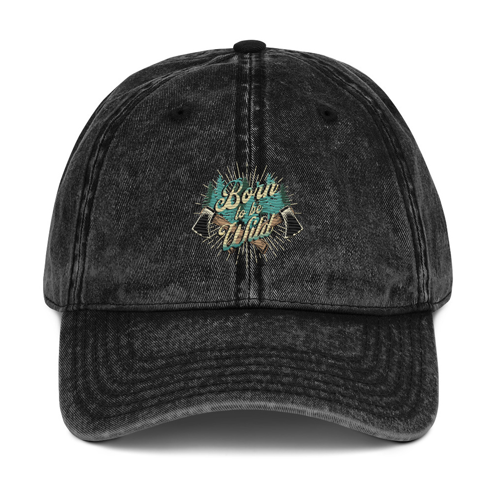 Born to be Wild (2) Vintage Cap