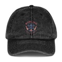 Bowling Derby Champs - Grunge Skull Vintage Cap