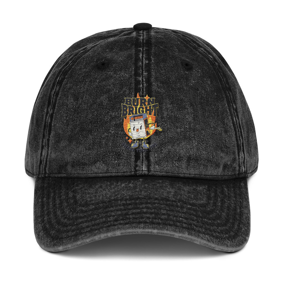 Burn Bright Vintage Cap