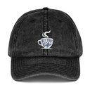 But First Coffee - Hand Lettering Typography Vintage Cap