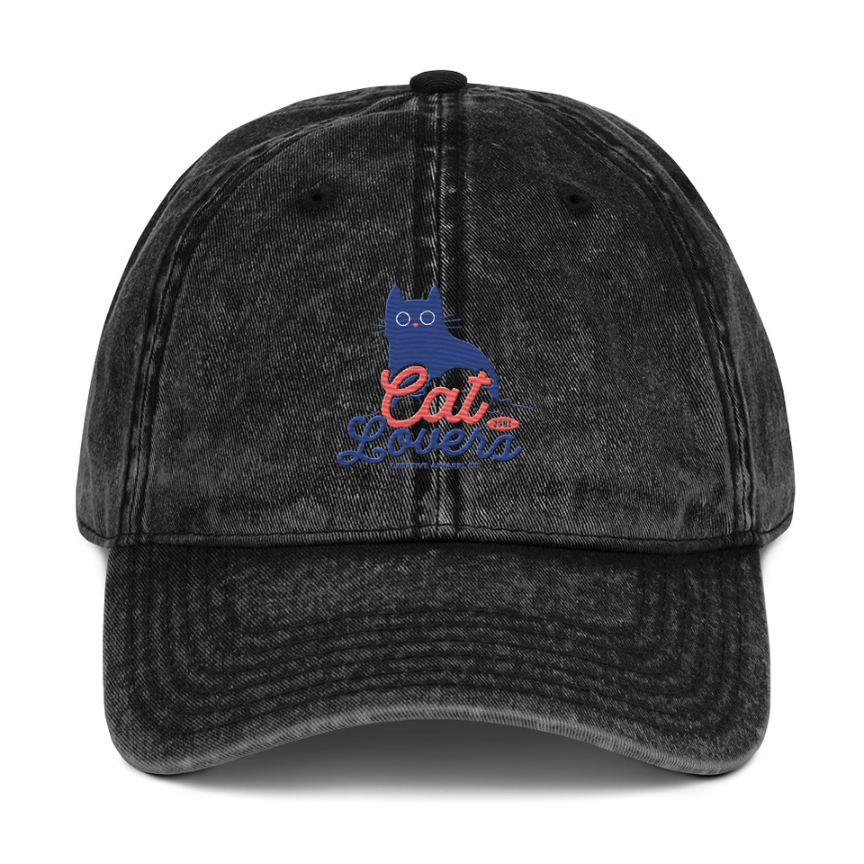 Cats Lovers Vintage Cap