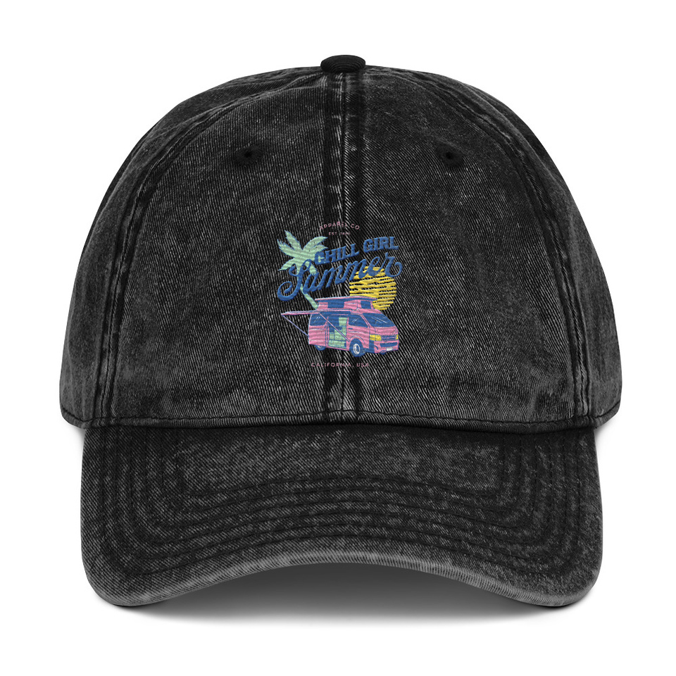 Chill Girl Summer Vintage Cap
