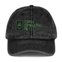 Coffee Completes Me - Neon Heart Vintage Cap