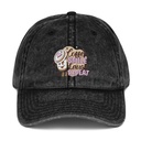 Coffee is Happiness - Retro Cartoon Mascot Vintage Cap