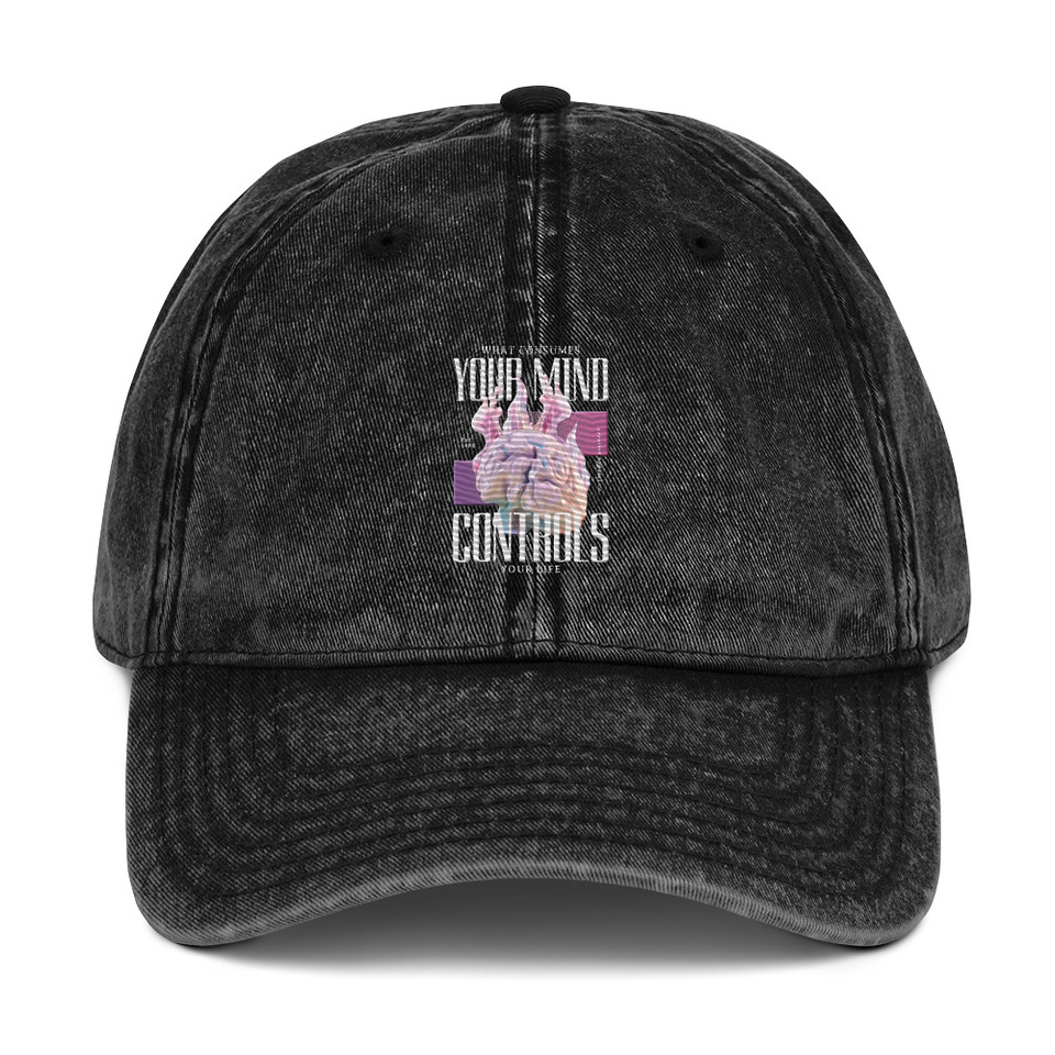 Control your Mind Vintage Cap