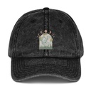 Cottagecore Frog Botanical Vintage Cap