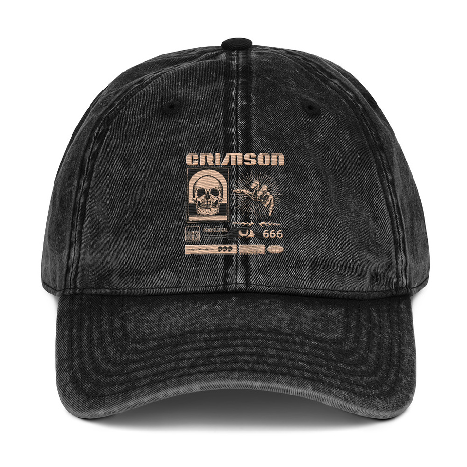 Crimson Vintage Cap