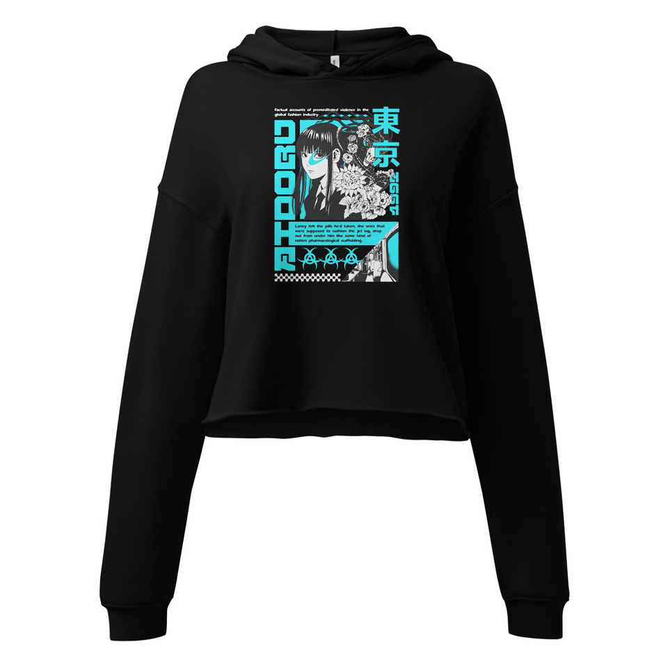 Aidoru - Japanese Anime Girl Women's Cropped Hoodie