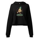 Alohito Natural Juices - Pineapple Mascot Women's Cropped Hoodie