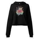 Always Love Yourself - Retro Inspirational Quote Women's Cropped Hoodie