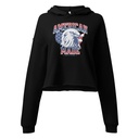 American Made Women's Cropped Hoodie