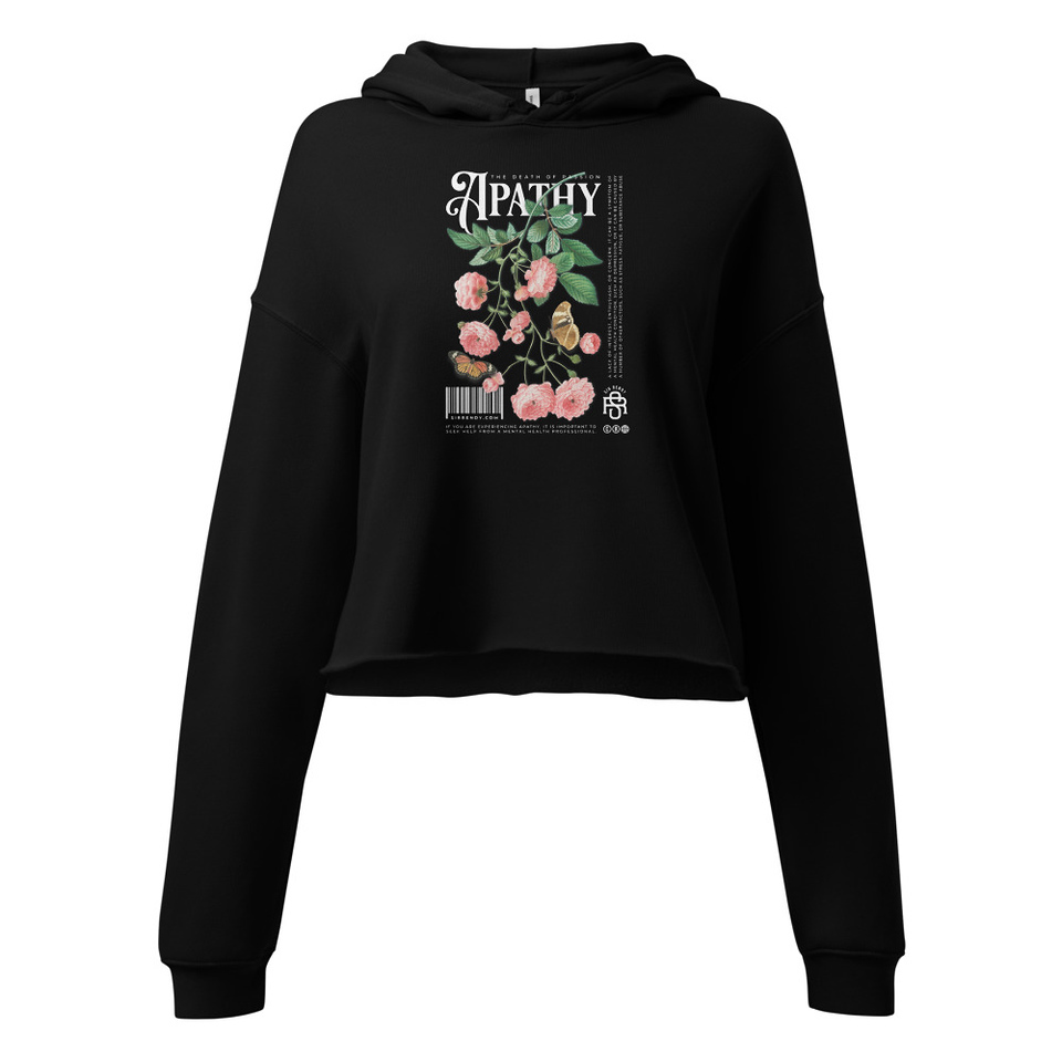 Apathy Women's Cropped Hoodie