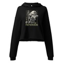 Asteroids Women's Cropped Hoodie