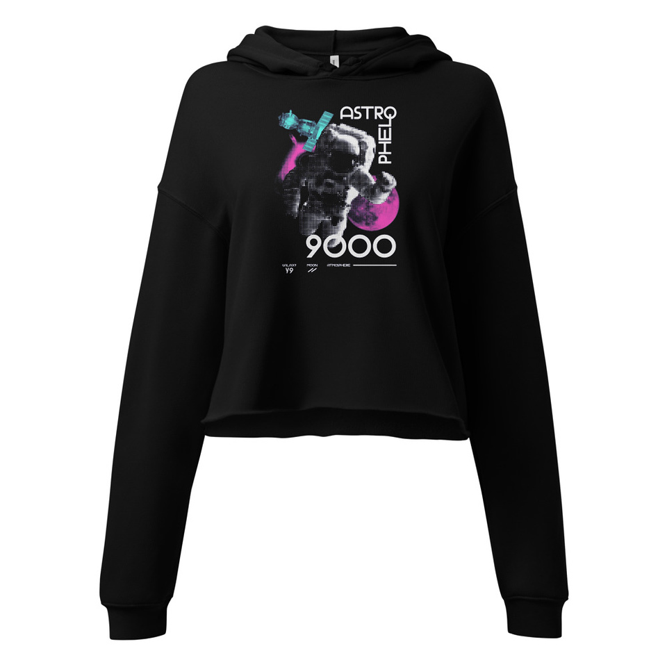 Astrophel 9000 Women's Cropped Hoodie