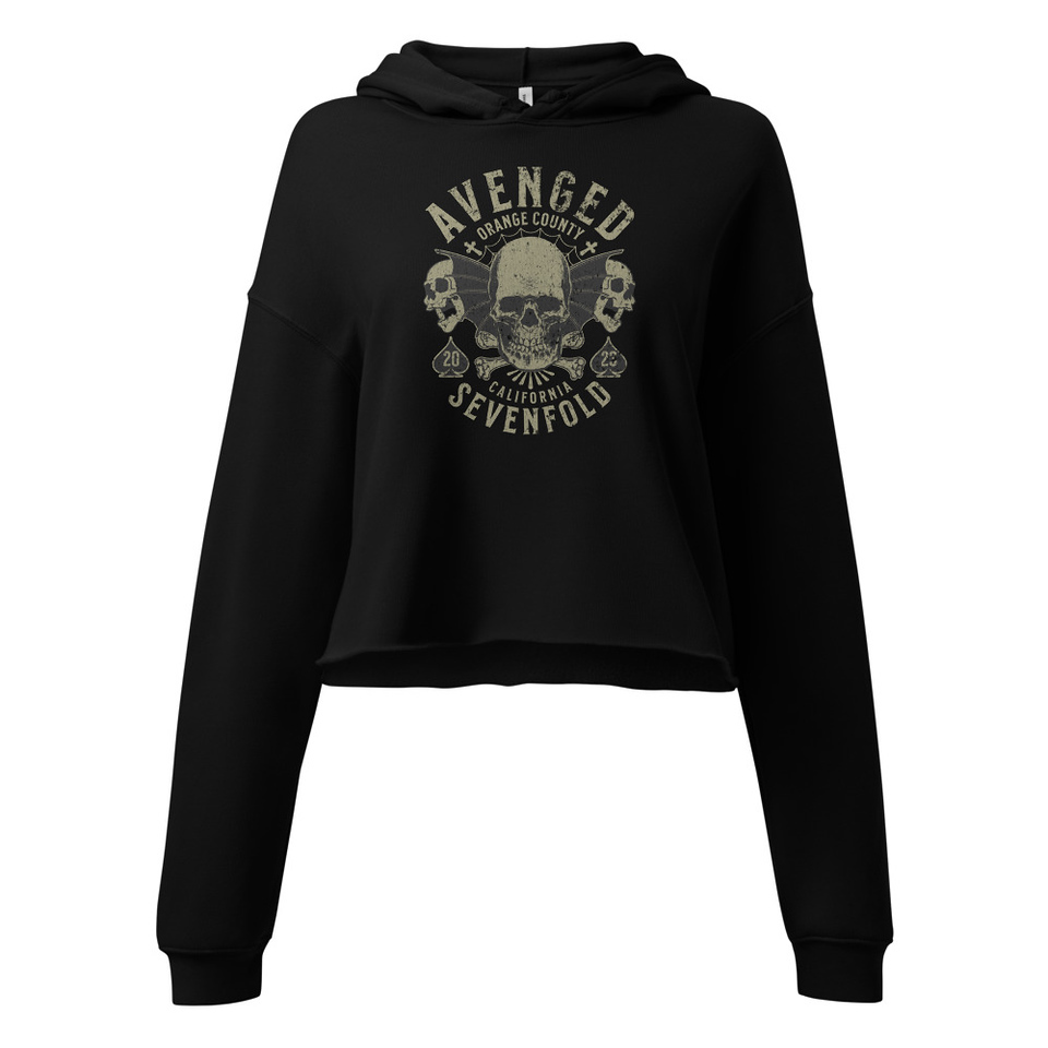 AVENGED SEVENFOLD Women's Cropped Hoodie