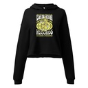 Banana Records - Comic Character Women's Cropped Hoodie