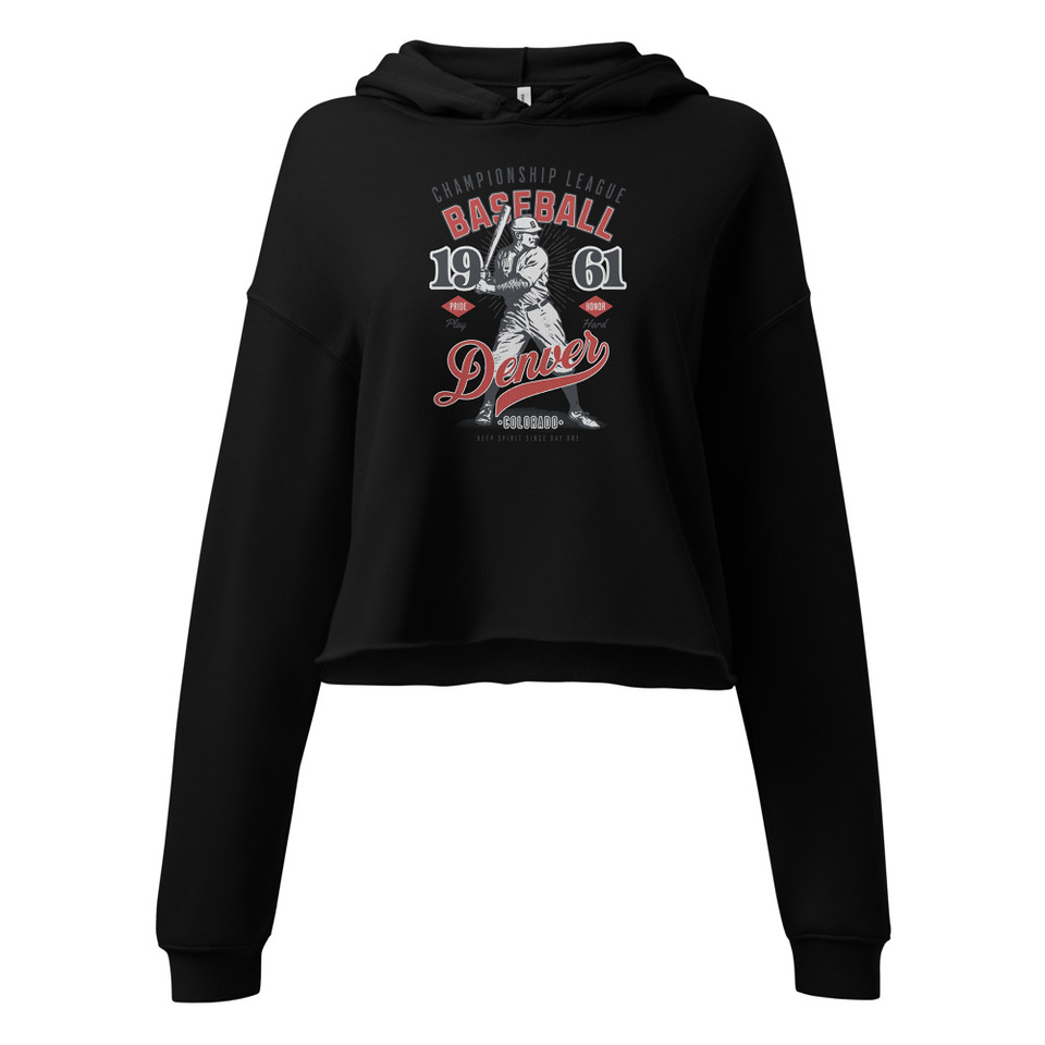 Baseball Championship League - University Sports Team Women's Cropped Hoodie