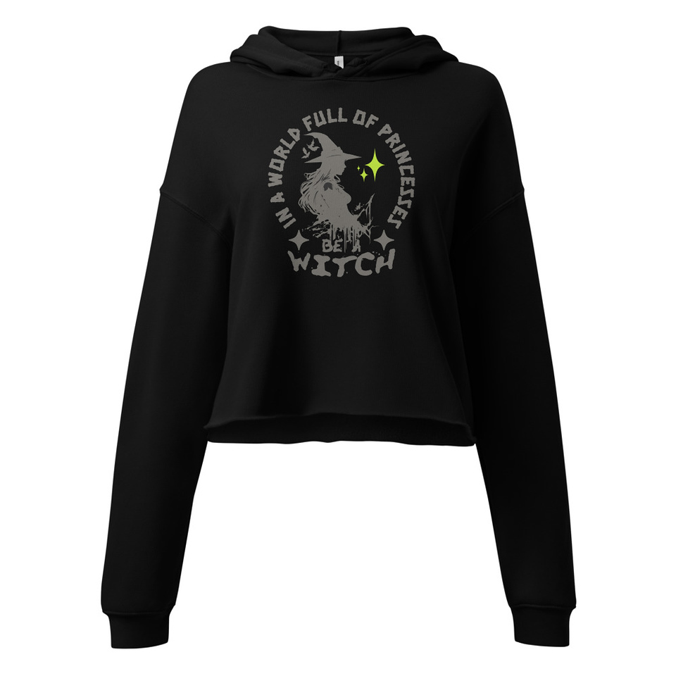 Be A Witch Women's Cropped Hoodie