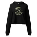 Beach and Love Women's Cropped Hoodie