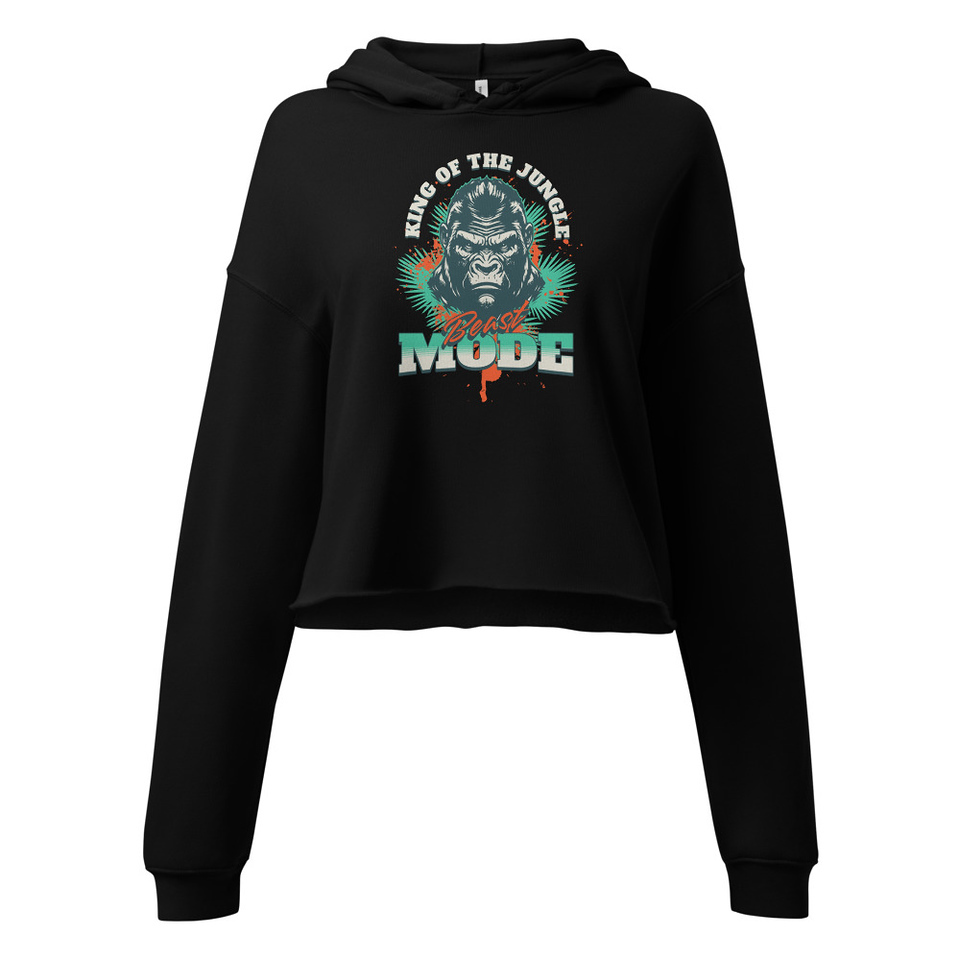 Beast Mode Women's Cropped Hoodie