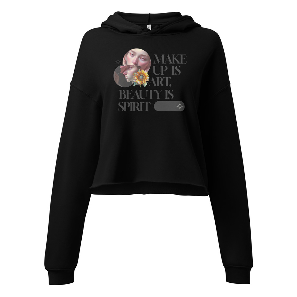 Beauty is Spirit Women's Cropped Hoodie
