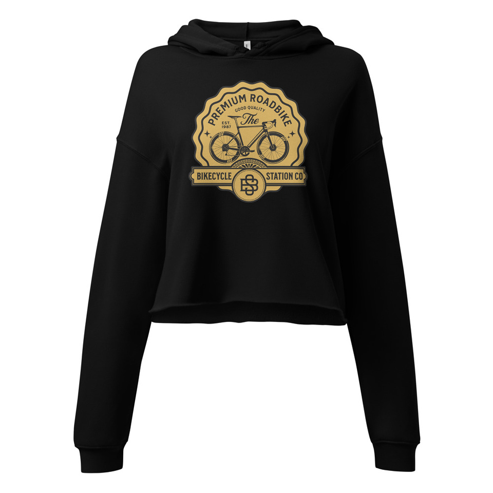 Bikecycle Station Co. - Sports Women's Cropped Hoodie
