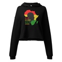 Black History Month - African Continent Women's Cropped Hoodie