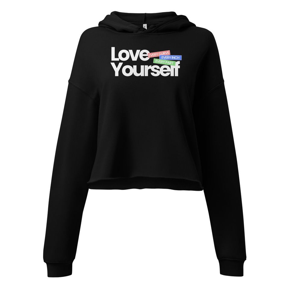 Body Positivity Women's Cropped Hoodie