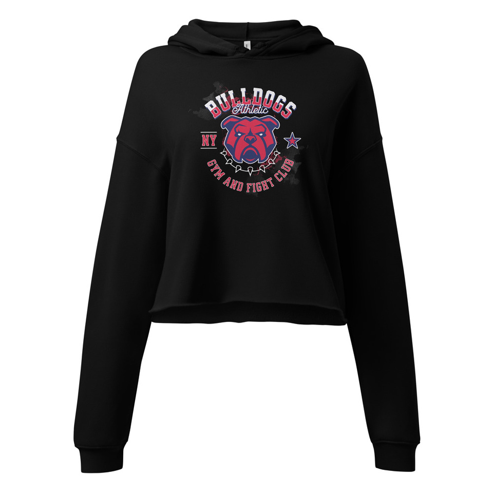 Bulldogs Athletic - Sports Apparel Women's Cropped Hoodie