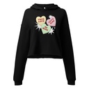 Candy Hearts - Valentine's Day Women's Cropped Hoodie