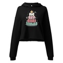 Cartoony Christmas Tree Women's Cropped Hoodie