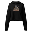 Catzilla - Funny Comic Animal Women's Cropped Hoodie