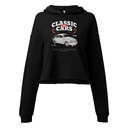 Classic Cars Women's Cropped Hoodie