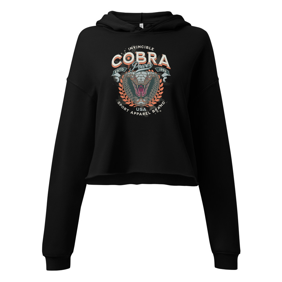 Cobra Power - Sports Women's Cropped Hoodie