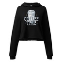 Coffee Time Women's Cropped Hoodie
